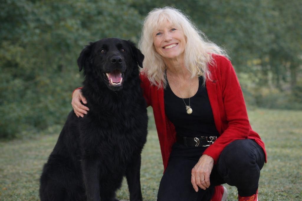 Welpentrainerin Ilona mit Jago